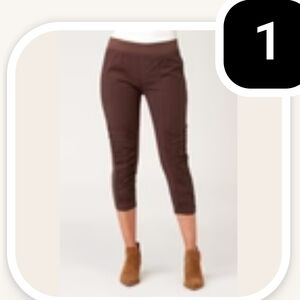 XCVI Chocolate Brown Capris